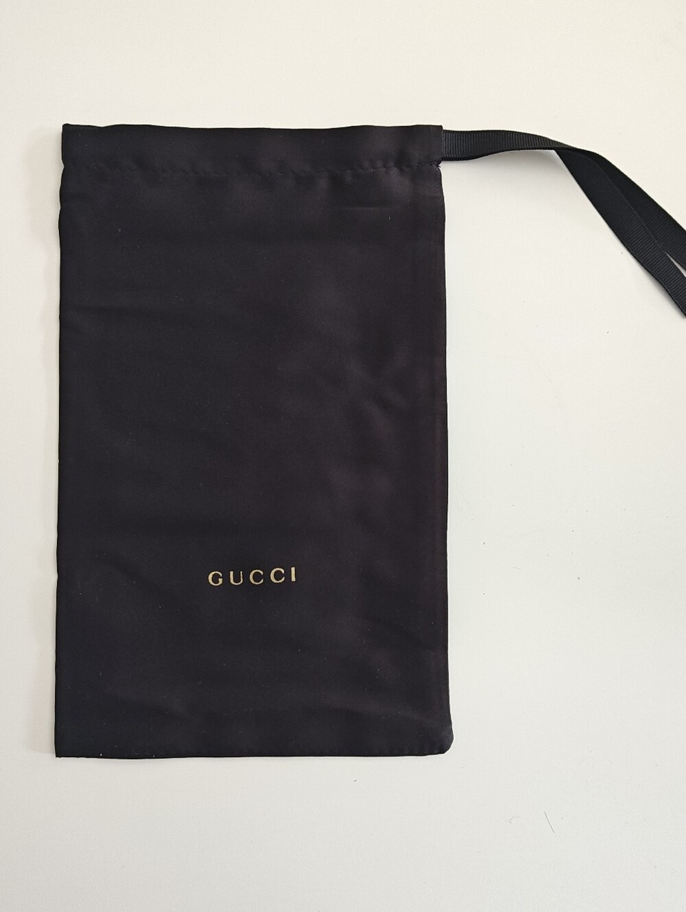 Gucci Black Drawstring Dust Bag